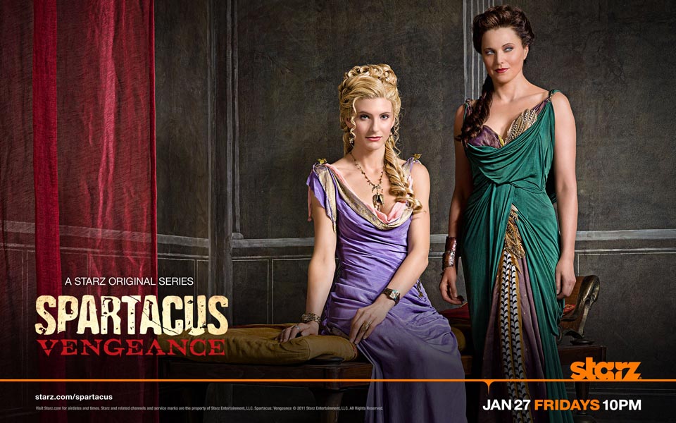 Spartacus Vengeance - Ilithyia y Lucretia Spartacus Ilithyia Lucretia