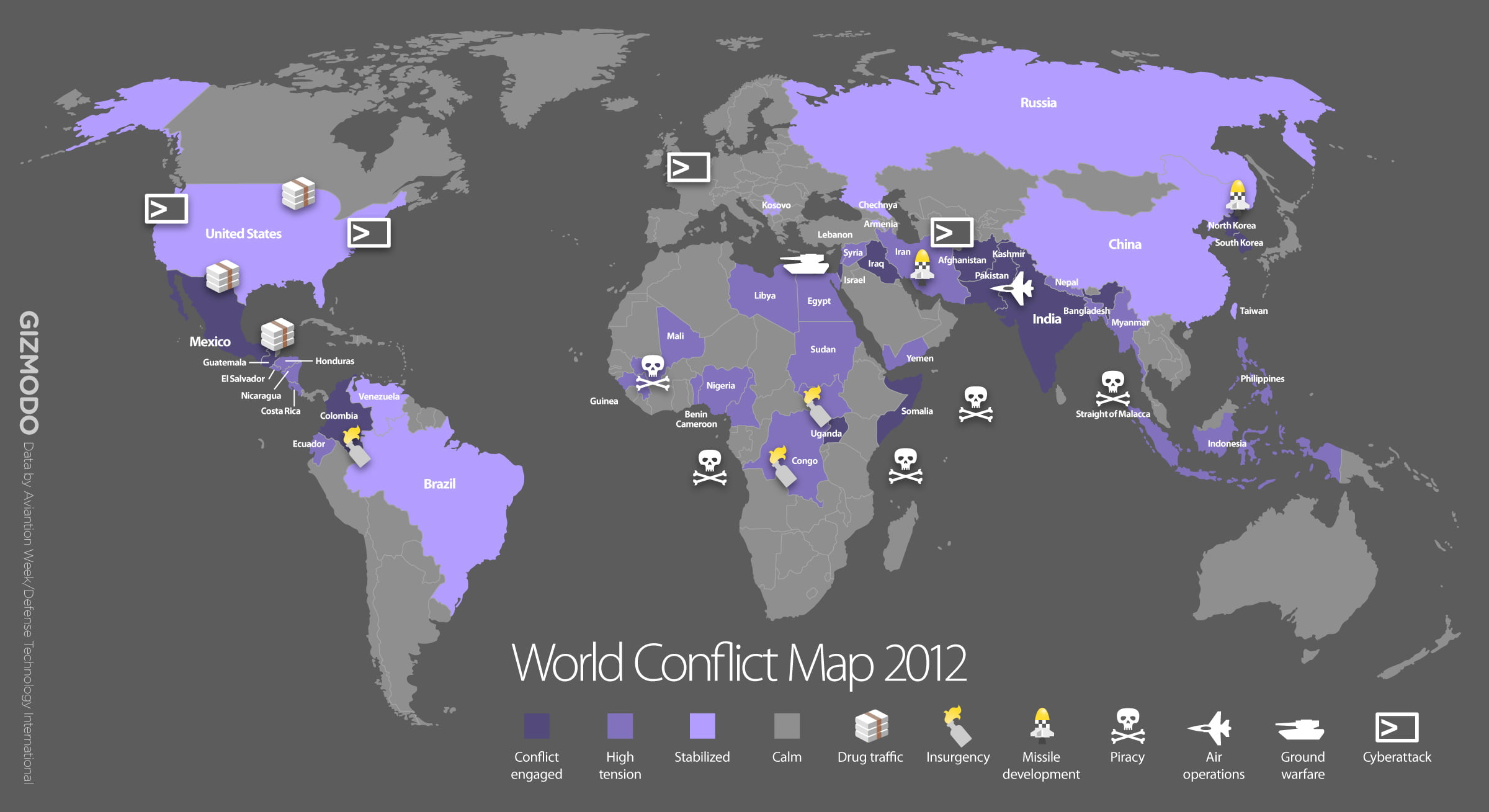 World Conflict map
