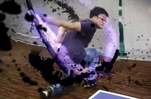 Ping Pong al estilo anime ping pong mesa