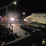Fotogalería del transbordador Endeavour recorriendo las calles de California la me 1013 shuttle22 gf