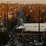 Fotogalería del transbordador Endeavour recorriendo las calles de California la me 1013 shuttle8 16 ajz