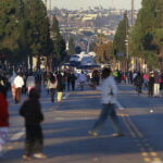 Fotogalería del transbordador Endeavour recorriendo las calles de California shuttle d3 03
