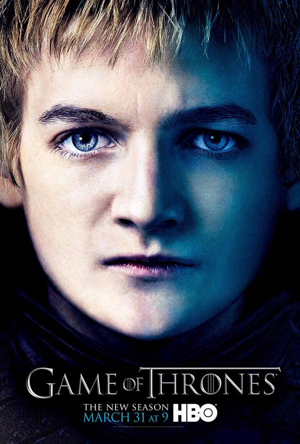 Avance y posters de personajes de la tercera temporada de Game of Thrones Jack Gleeson es Joffrey Baratheon