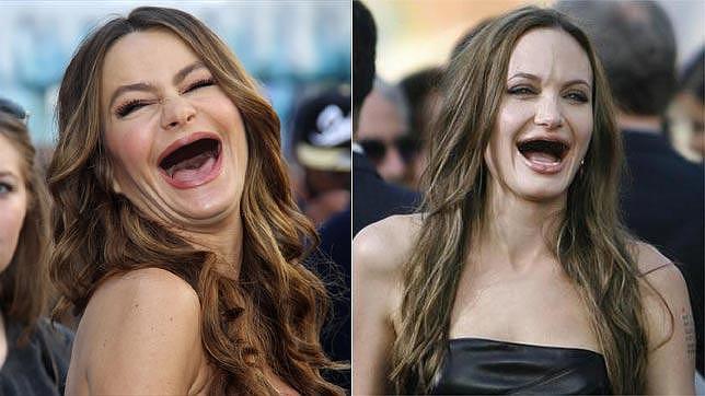 Thoothlesscelebs, actrices sin dientes o tragedias del Photoshop angelinasofiasindientes
