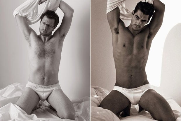 Así se ven los hombres de verdad en anuncios de ropa interior Dolce Gabbana David Gandy