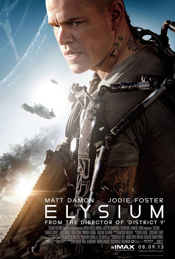 Reseña de Elysium: Neill Blomkamp llega al mainstream de Hollywood elysium-poster