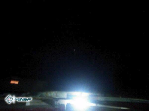 Captan meteoro en la Ciudad de México, cayó en Huetamo Meteorito en Huetamo