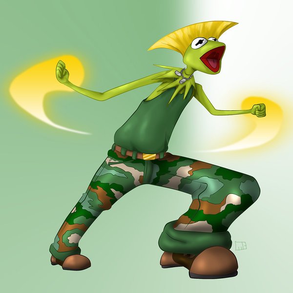 Crean juego de Street Fighter con personajes de `Plaza Sésamo´ Sesame Street Fighter Gurmit by gavacho13