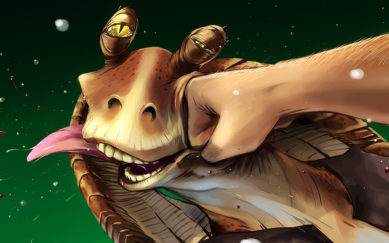 Video: Muerte de Jar Jar Binks jar jar binks