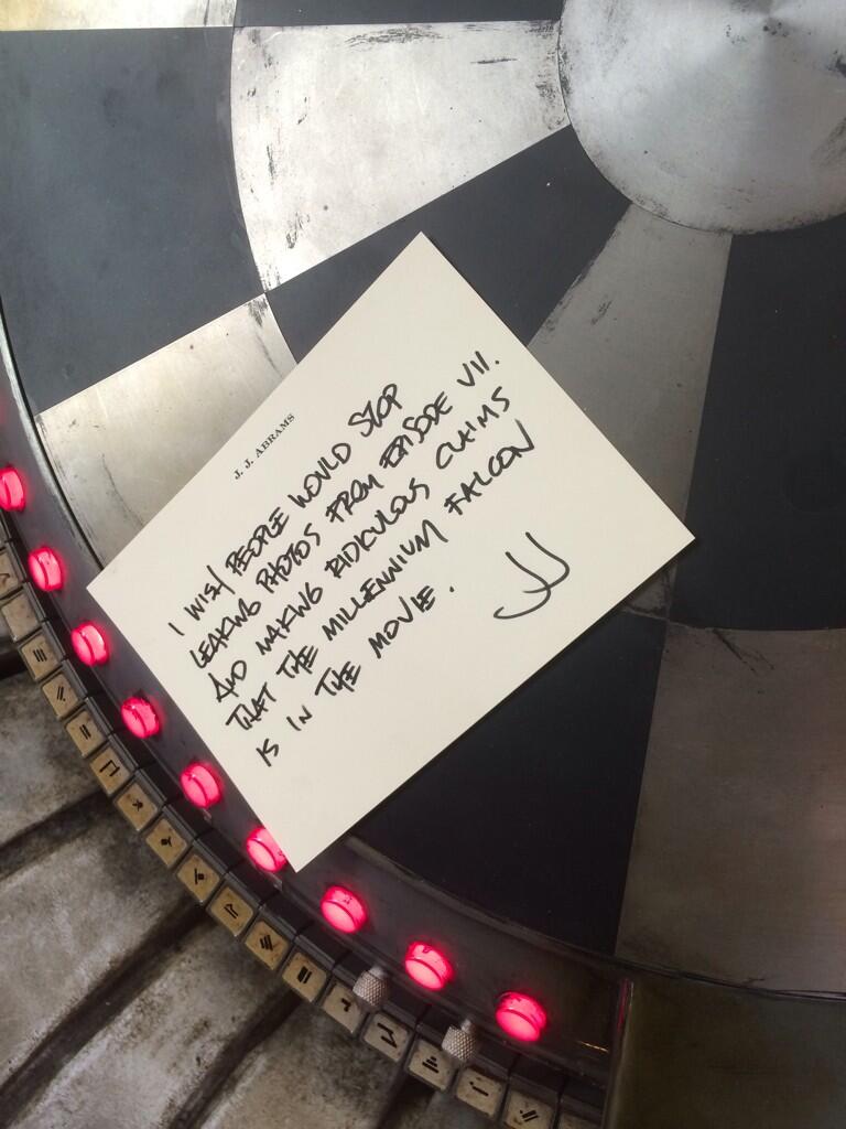 jj abrams niega halcón milenario