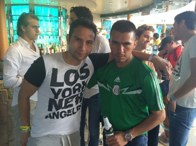 Video de Mexicano que se avienta de crucero en Brasil jorge amores
