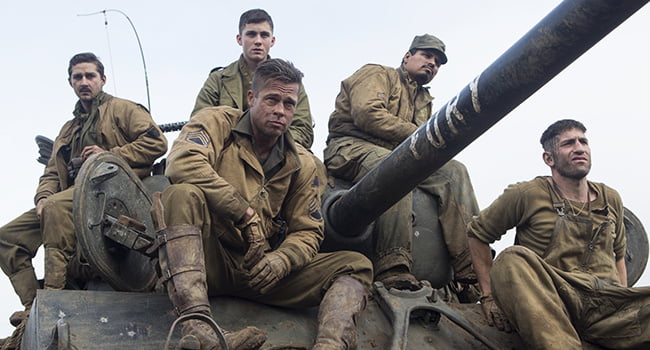 Fury Brad Pitt