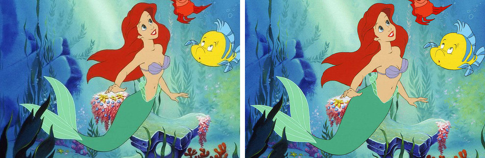 Si las princesas de Disney tuvieran cinturas realistas ariel
