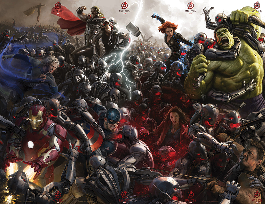 Primer avance de Avengers Age of Ultron avengers-age-of-ultron-concept-art-poster-hi-res1