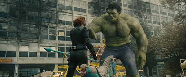 Reseña de Avengers: Age of Ultron, esto ya lo ví Marvel's Avengers: Age Of Ultron..L to R: Black Widow (Scarlett Johansson) and Hulk (Mark Ruffalo)..Ph: Film Frame..?Marvel 2015
