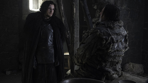 Game of Thrones, diferencias con los libros: episodio "Las Guerras por Venir" Jon Snow nunca se reunió con Mance.