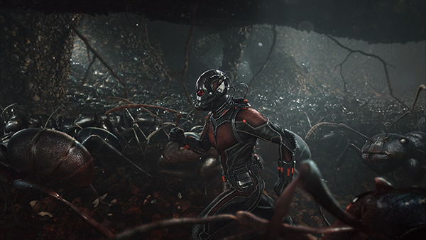 Las mejores películas del 2015 Marvel's Ant-Man Scott Lang/Ant-Man (Paul Rudd) amongst his ants. Photo Credit: Film Frame © Marvel 2015
