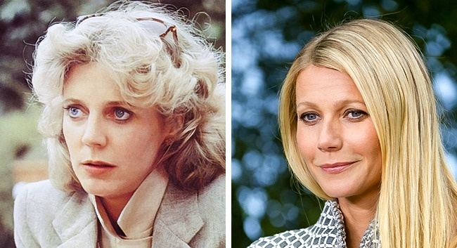 15 Actores famosos que parecen gemelos de sus hijos blythe-danner-gwyneth-paltrow
