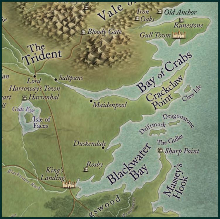 Mapa Dragonstone
