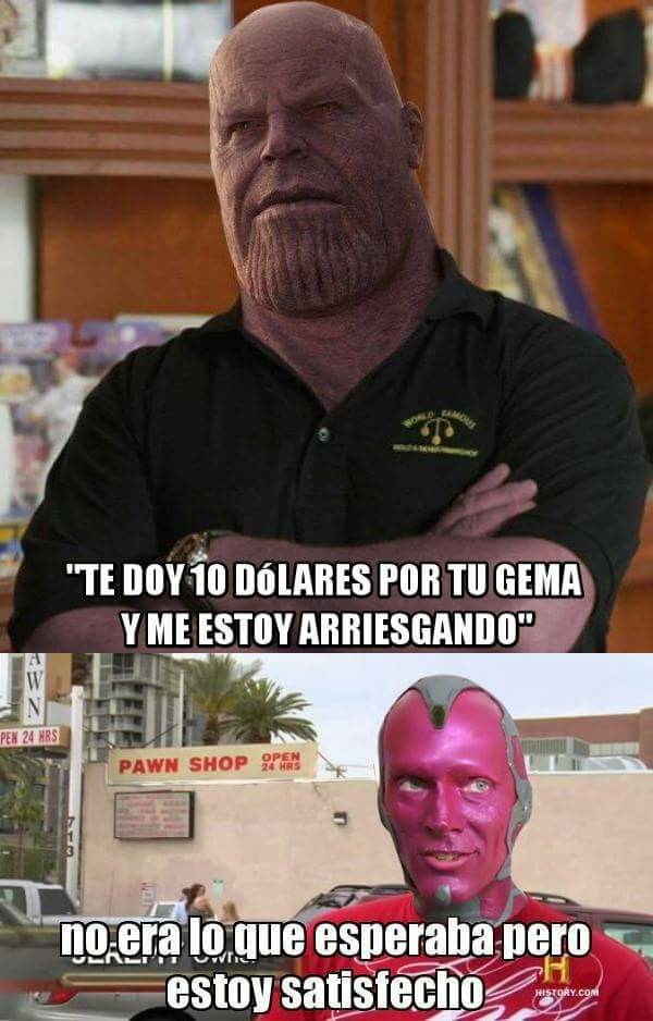Los mejores memes de Thanos en Avengers Infinity War Memes de Thanos Avengers Infinity War 2