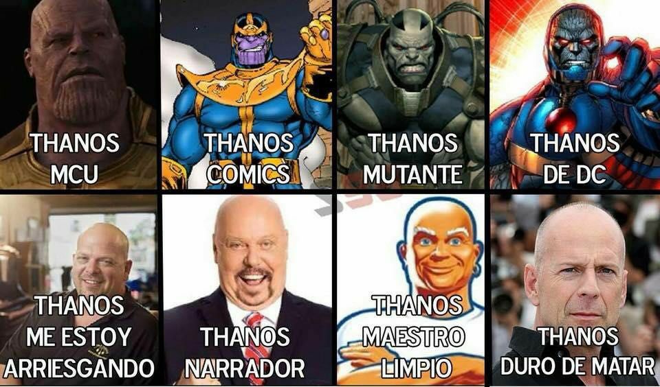 Memes de Thanos Avengers Infinity War 3
