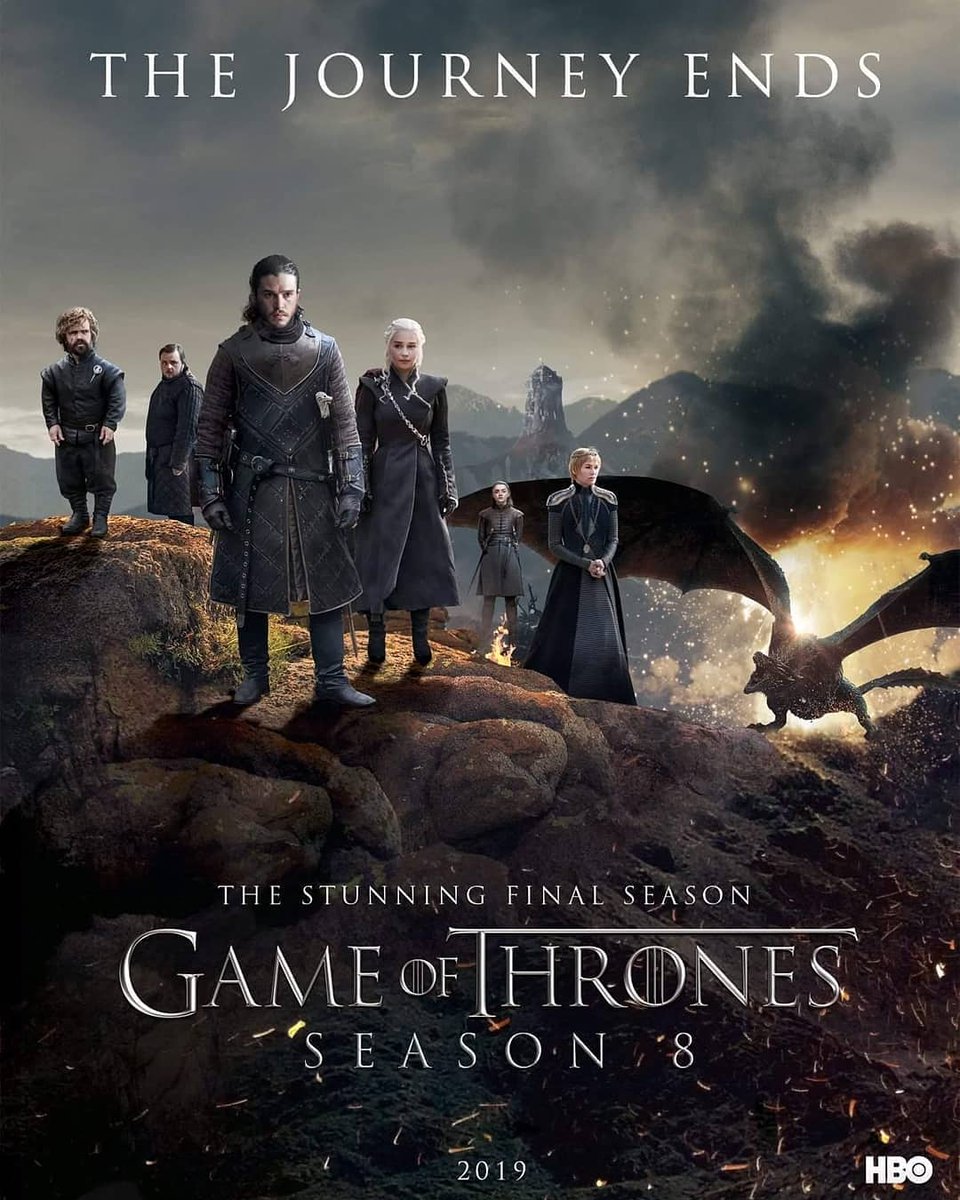 Este es el primer póster de la última temporada de Game of Thrones Game of Thrones fan poster 3