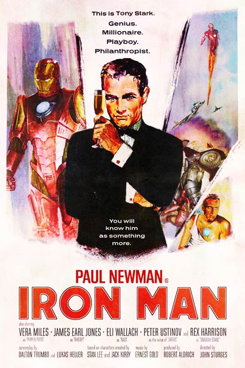 posters retro marvel Iron Man