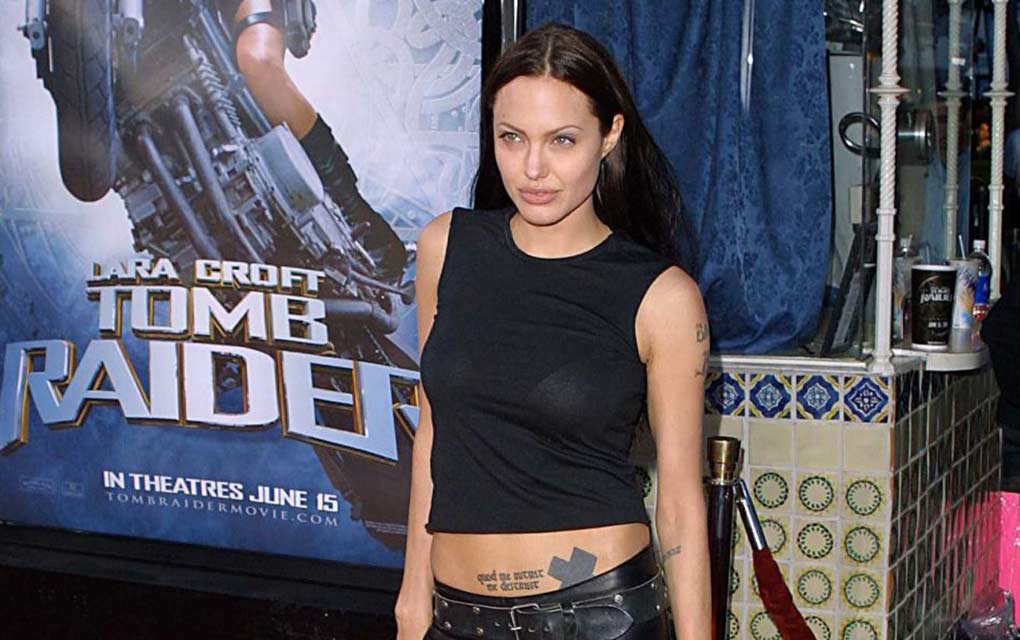 angelina jolie premiere de lara croft