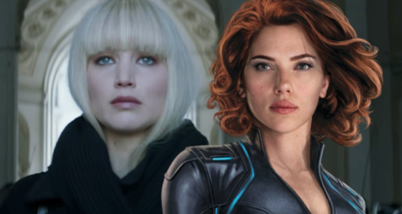 red sparrow black widow