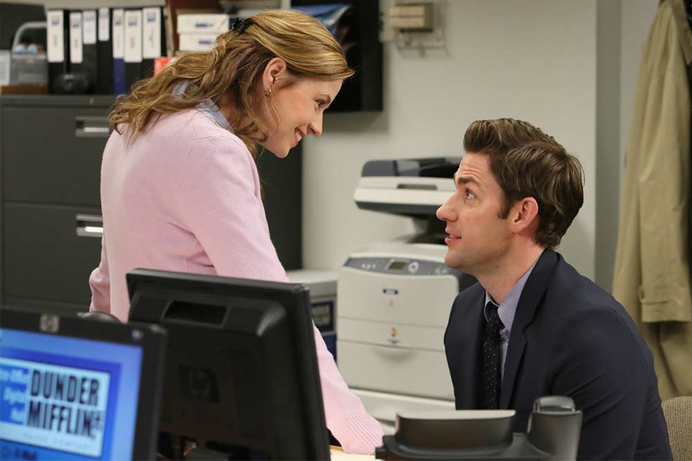 the office jim y pam