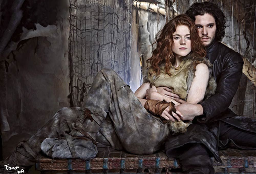 Ygritte y Jon Snow envían invitaciones de su boda al estilo de Game of Thrones Game of Thrones Fan Art
