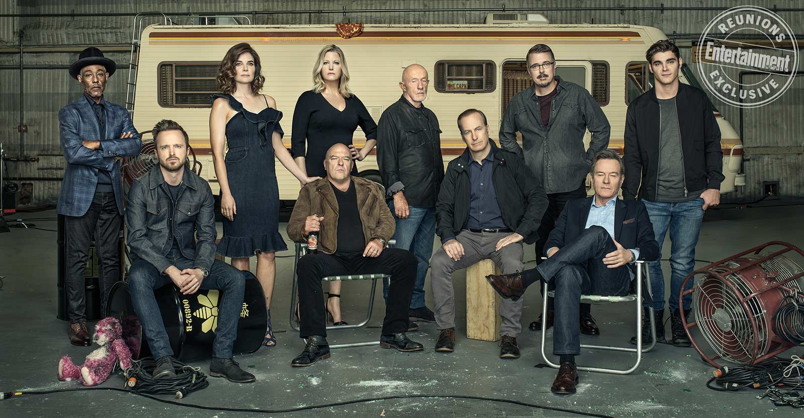 Elenco de Breaking Bad se reunió para celebrar su décimo aniversario Breaking Bad reunion