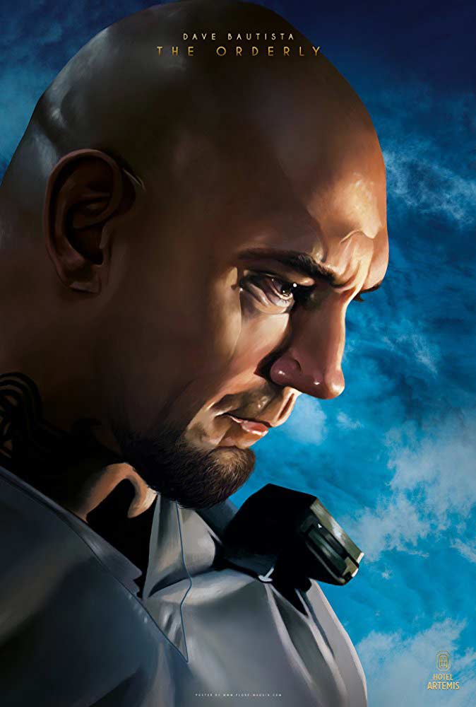 Hotel Artemis poster dave bautista