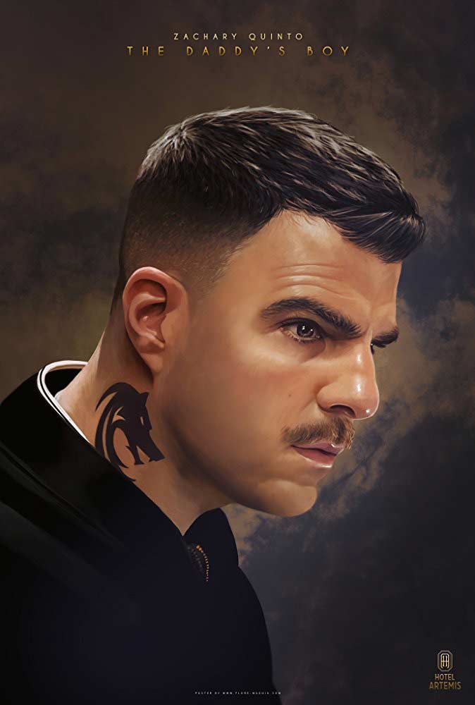 Hotel Artemis poster zachary quinto