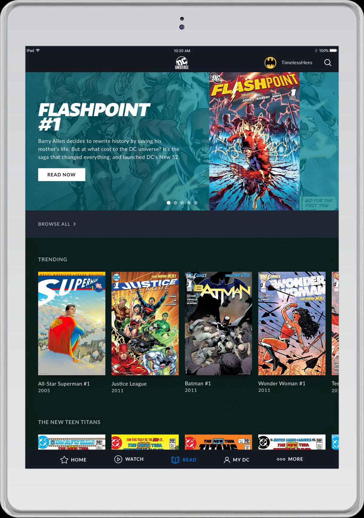 dc universe comics