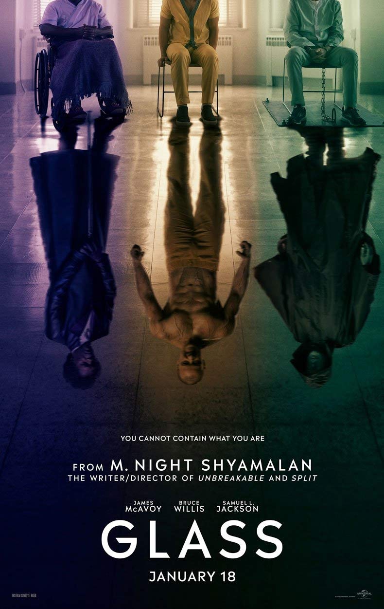Glass: El primer póster tiene varias revelaciones glass movie poster 2018