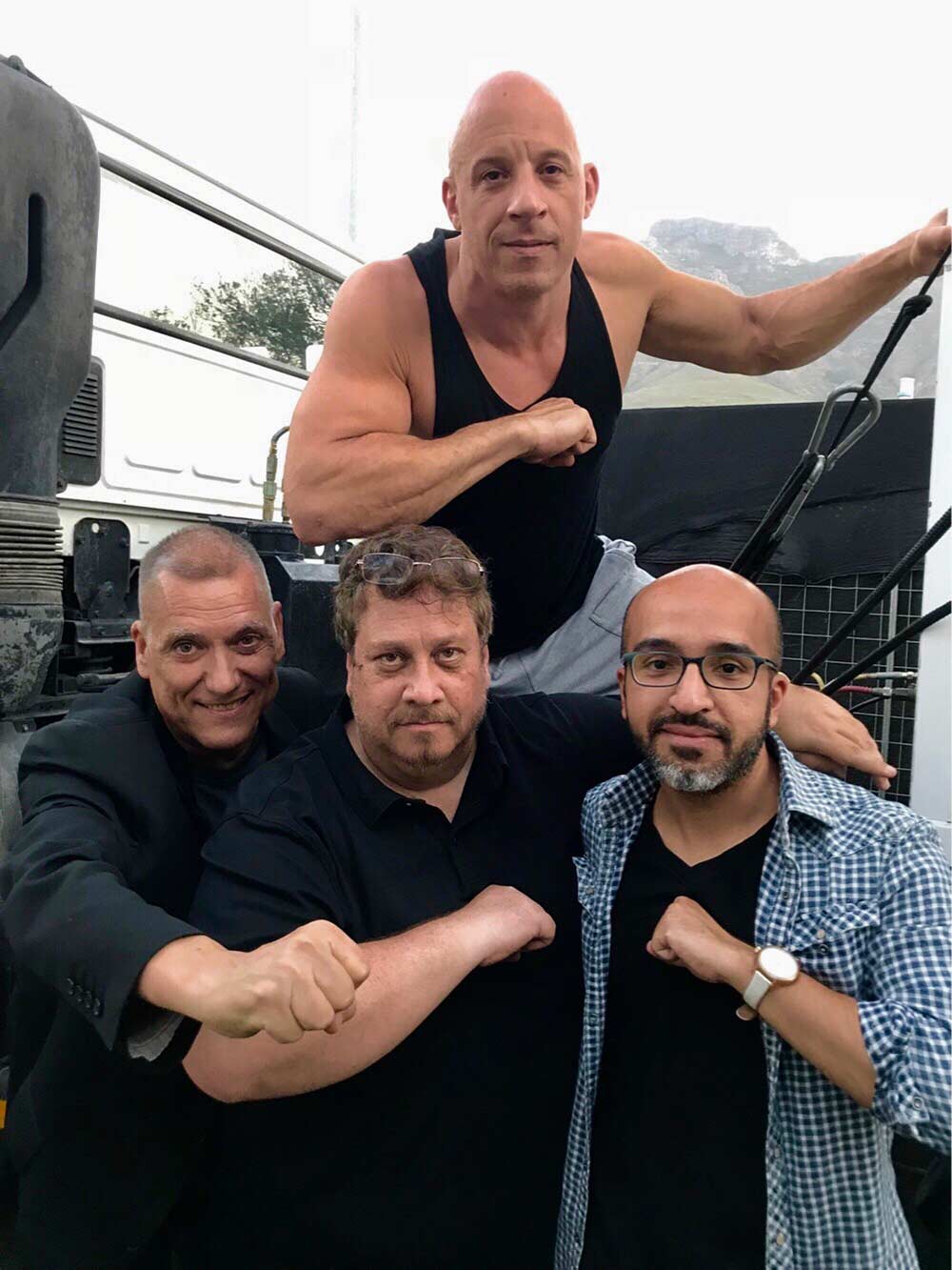 Bloodshot no será una película de superhéroes Vin Diesel en el set de Bloodshot