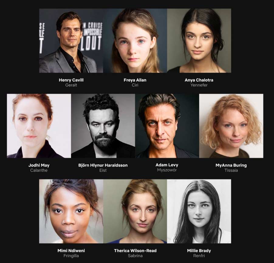 The Witcher se estrenaría en Netflix en diciembre Elenco The Witcher