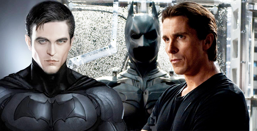 christian bale Pattinson Batman