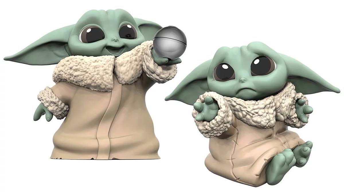 Star Wars The Mandalorian Baby Bounties Hold Me and Ball Mini Figures