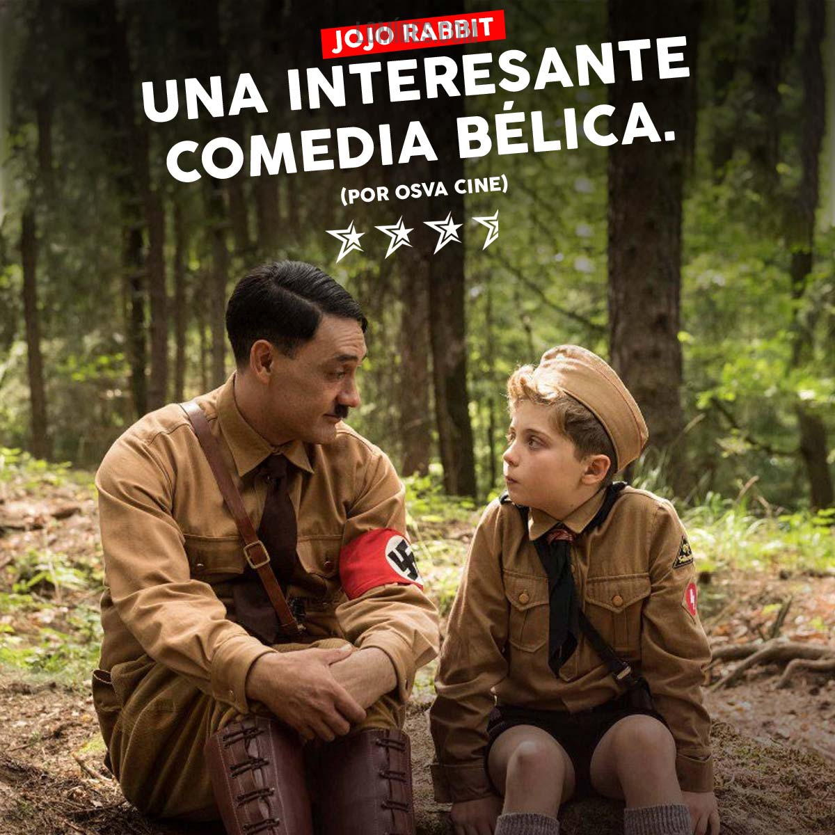 Jojo Rabbit: Una interesante comedia bélica Reseña Jojo Rabbit 2019