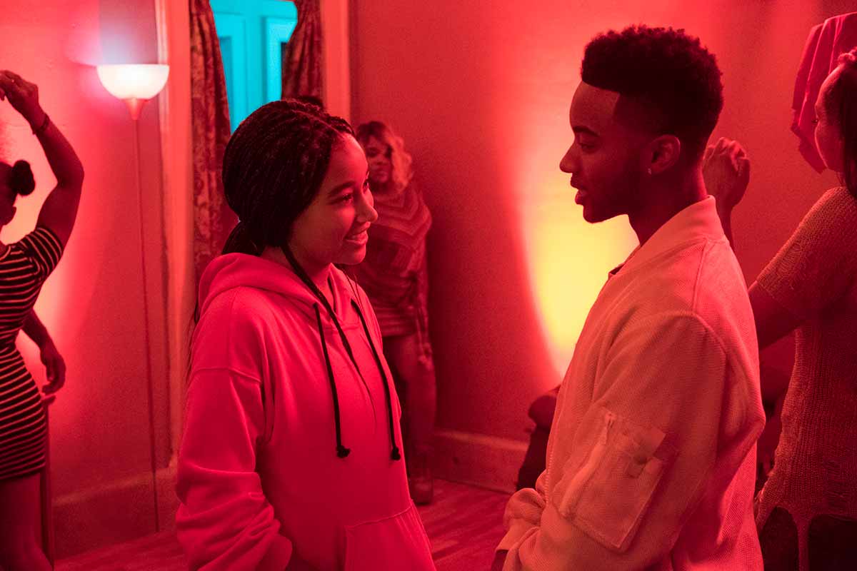 the hate u give amandla stenberg algee smith