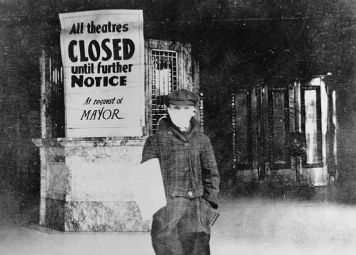 Cines Cerrados durante la pandemia 1920