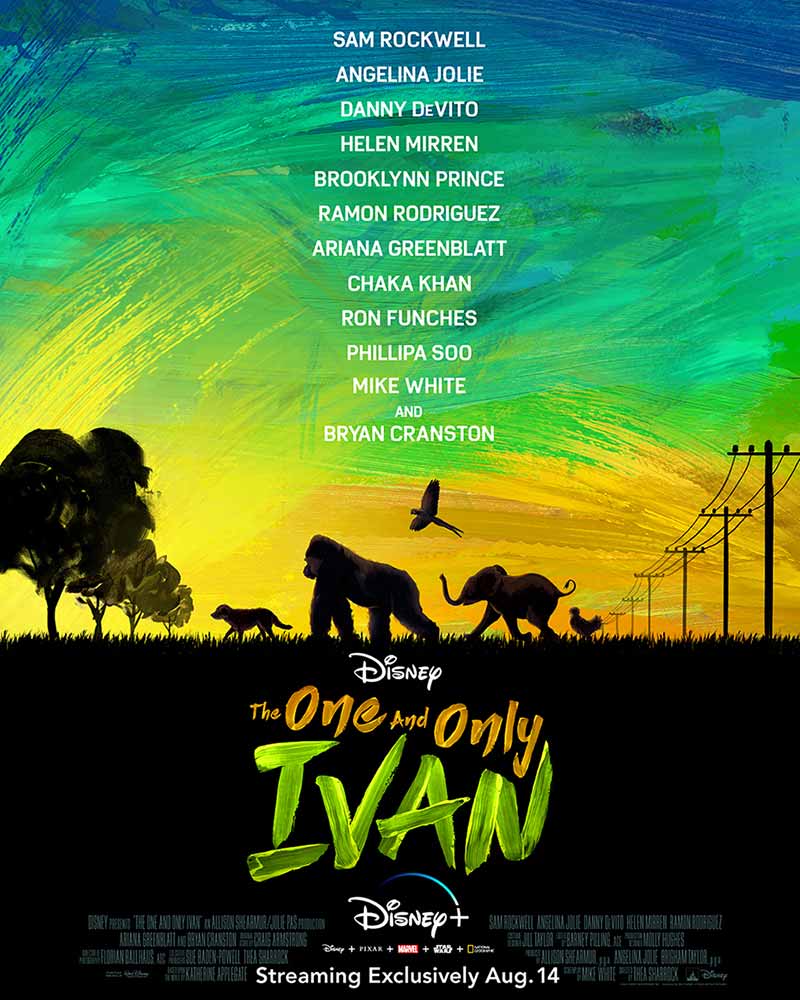 Un gorila busca la libertad en el primer avance de THE ONE AND ONLY IVAN The One and Only Ivan poster