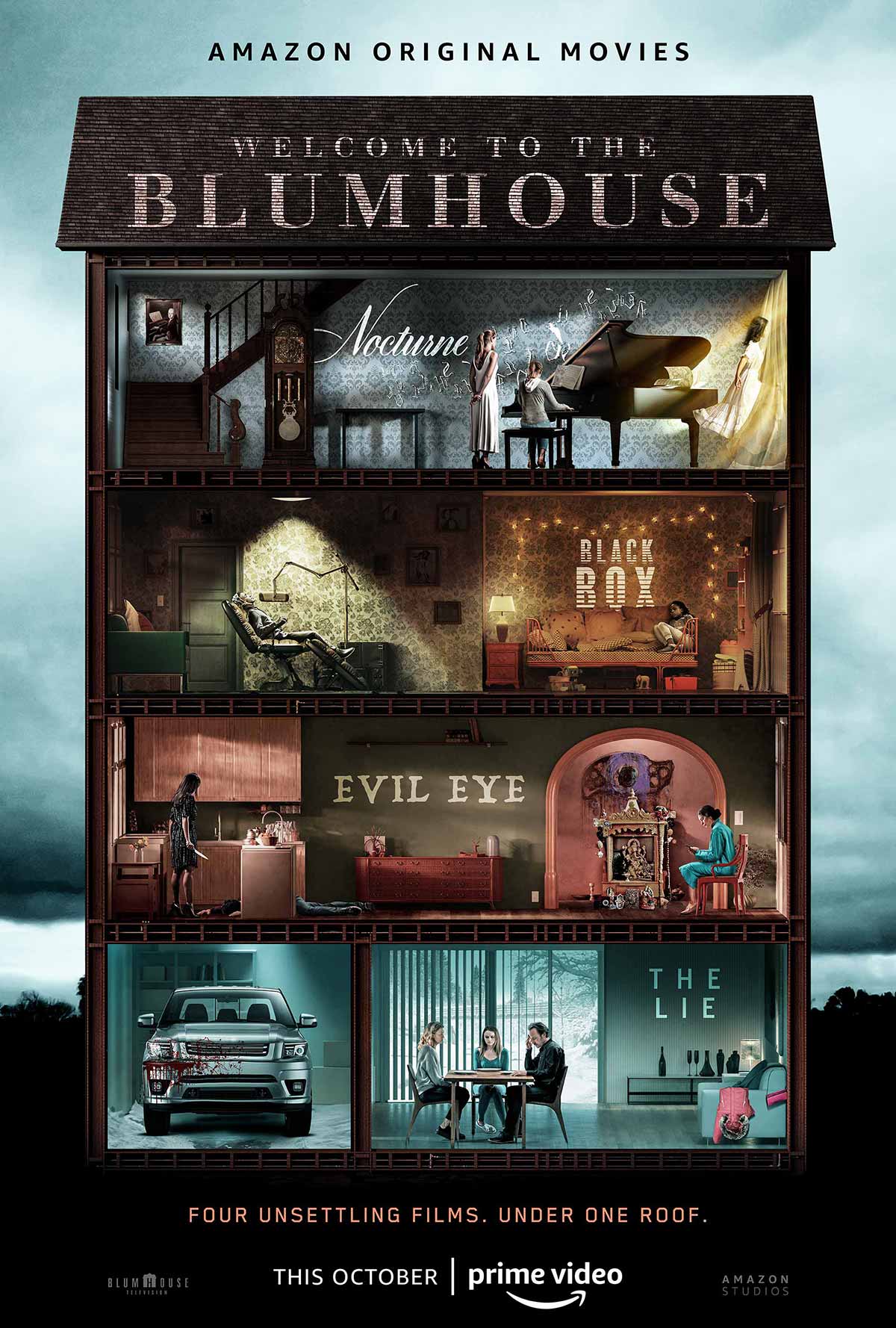 Estas son las películas de WELCOME TO THE BLUMHOUSE de Amazon Prime Video Welcome to the Blumhouse Poster