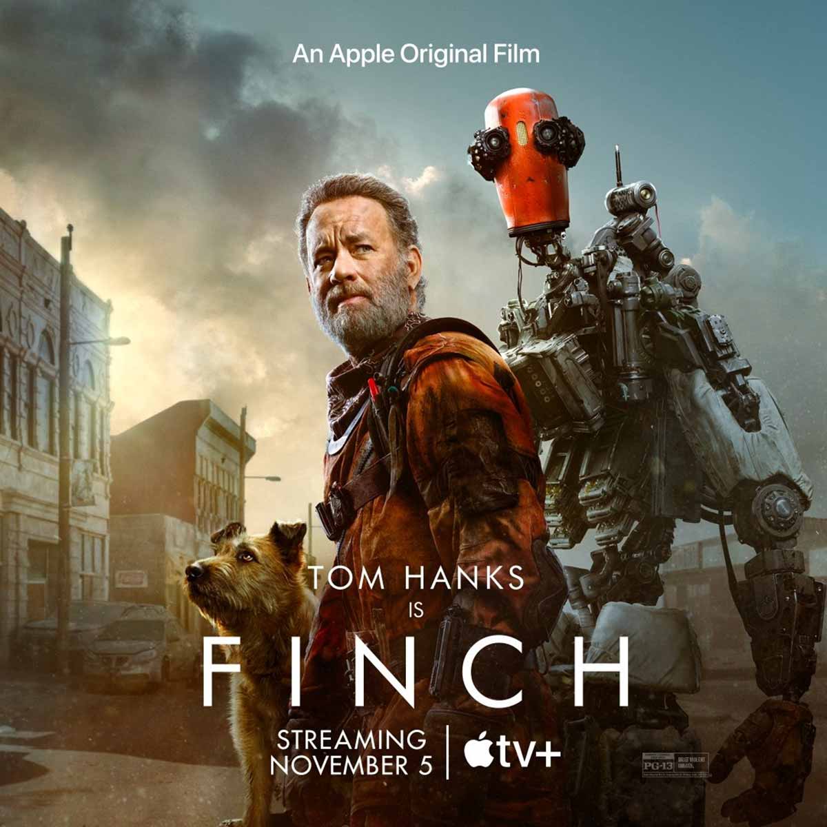 ¿De que trata FINCH? La nueva película de Tom Hanks finch poster Tom Hanks