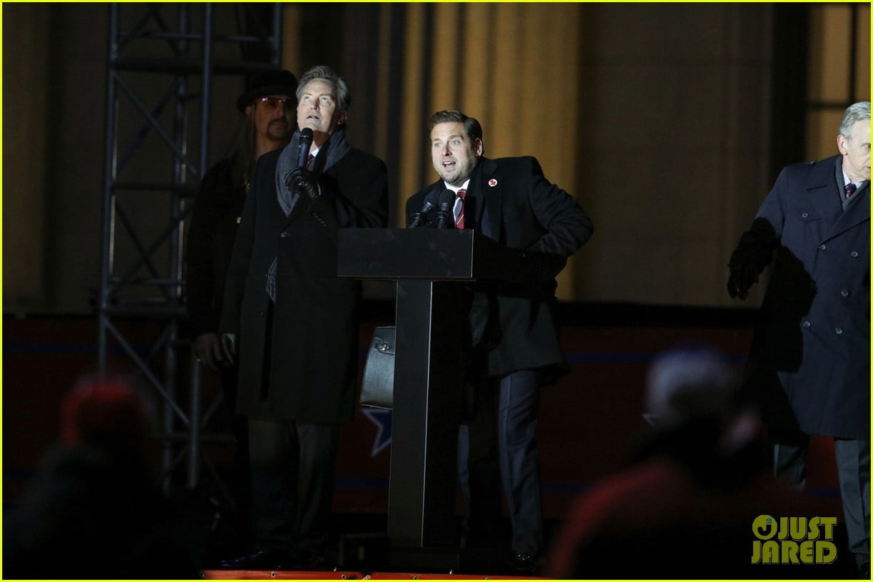 matthew perry jonah hill political rally dont look up 19