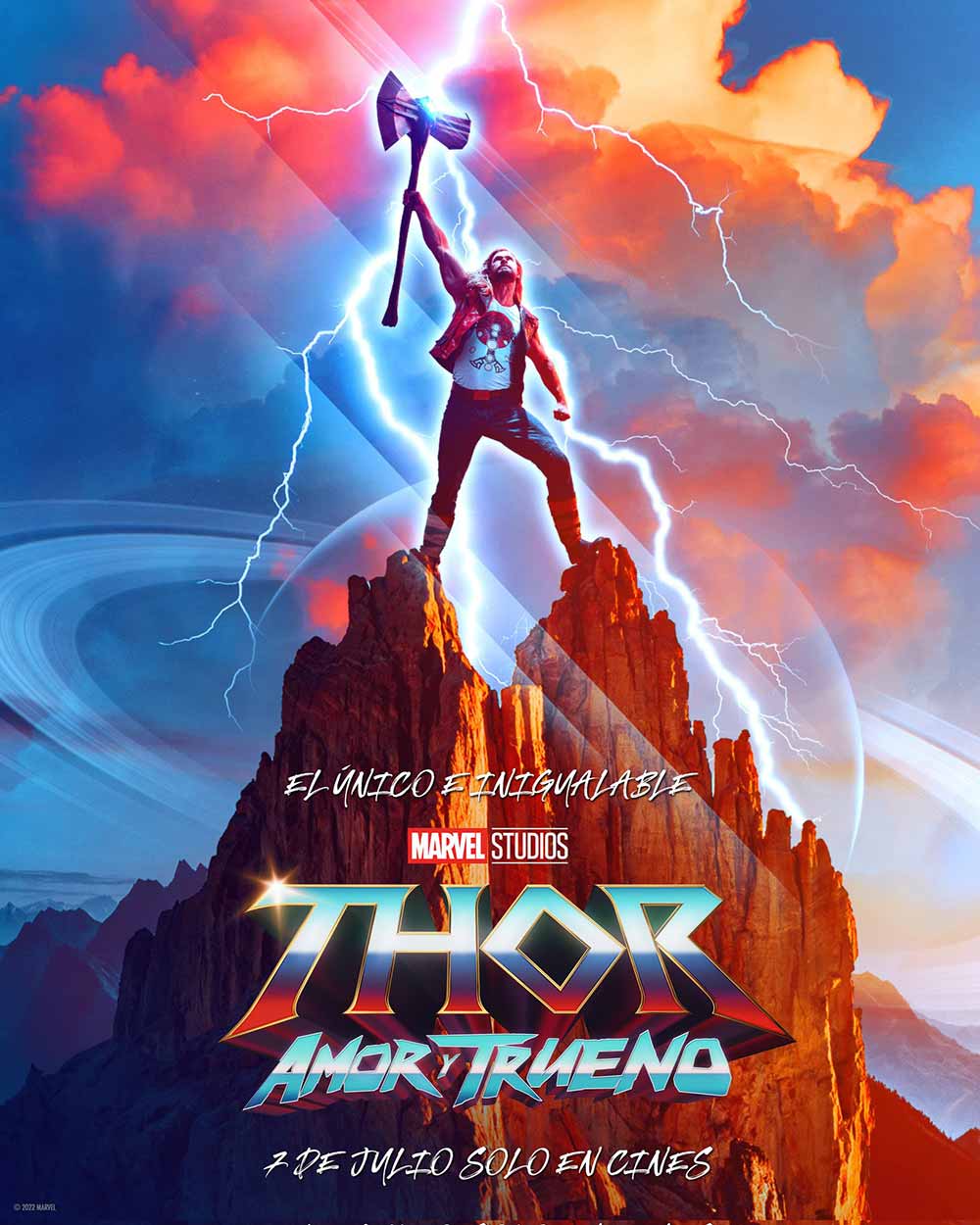Primer Poster de Thor Love and Thunder
