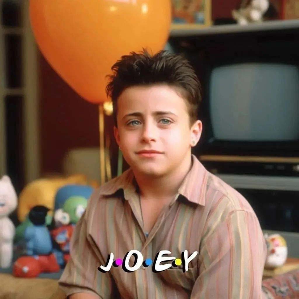 Actores de Friends como niños - Joey