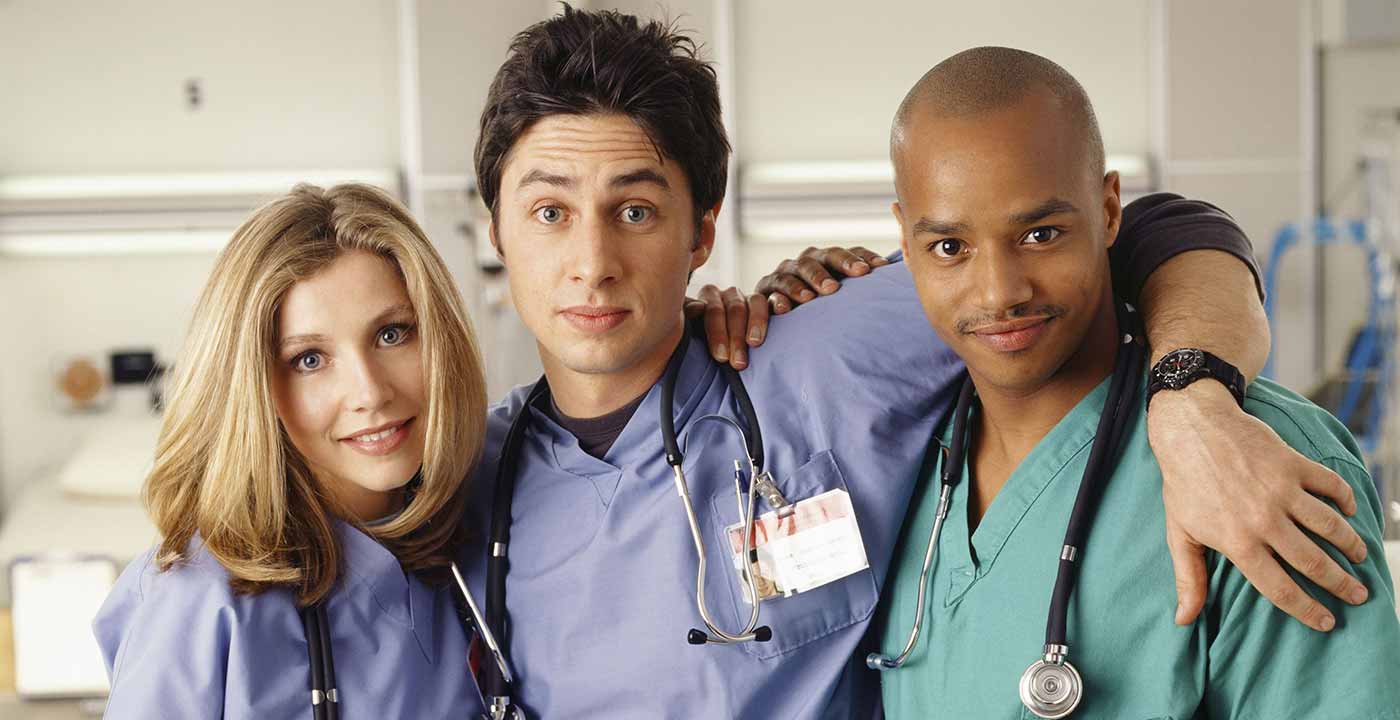 Scrubs: Zach Braff se une al tercer aire de la serie de comedia médica Zach Braff Scrubs